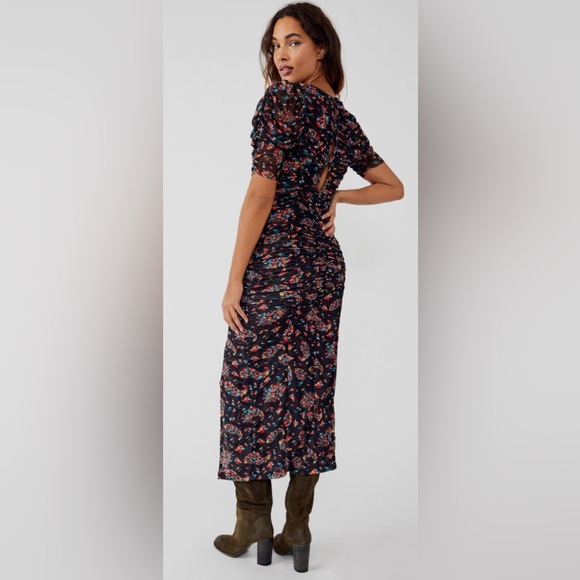 Free People Brielle Midi Dress Size Small - Picture 4 of 6